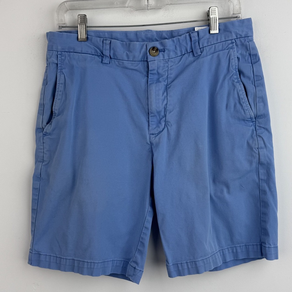 Vineyard Vines Breaker Shorts Mens 32 Blue Chinos Performance Golf Casual Travel